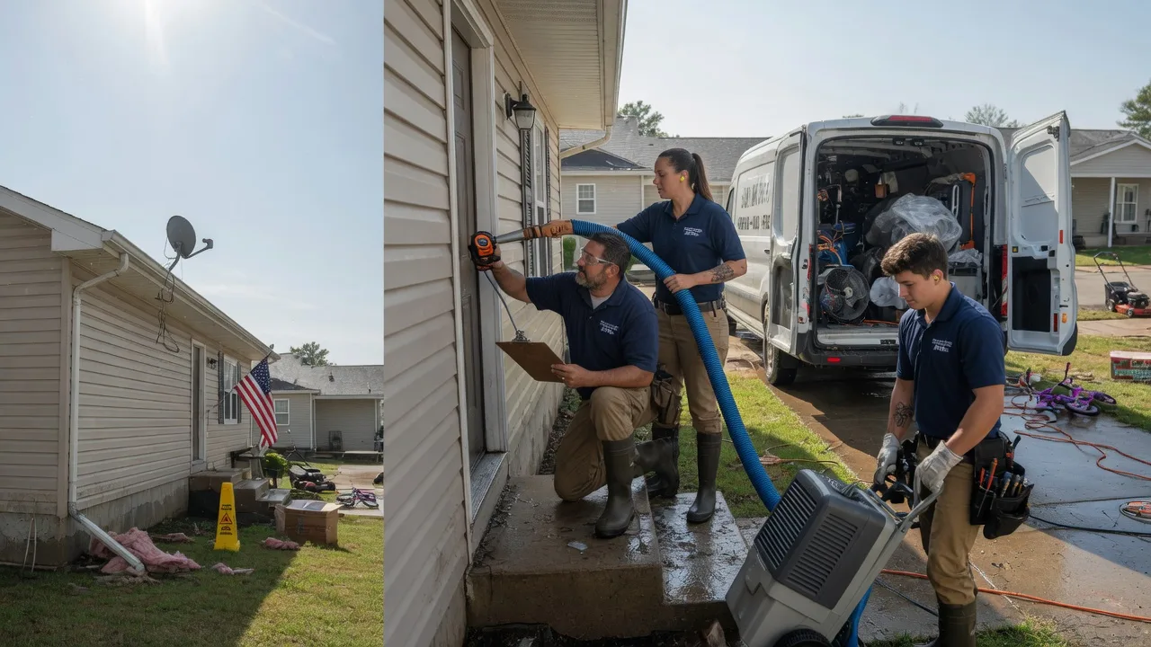 Ceiling Water Damage Restoration in Belcourt, ND near me